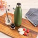 Sticla de baut termoizolanta din otel inoxidabil vidat, Verde,, 500 ml, Reer 649684