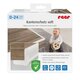 Set 2 benzi de protectie universala din spuma poliuretan, 2 x 1 m, Alb, 0-24 luni, Reer 649700