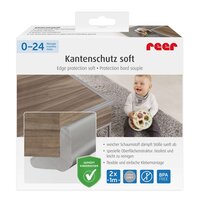 Set 2 benzi de protectie universala din spuma poliuretan, 2 x 1 m, Gri, 0-24 luni, Reer