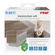 Set 2 benzi de protectie universala din spuma poliuretan, 2 x 1 m, Gri, 0-24 luni, Reer 649703