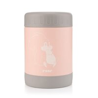 Cutie termica pentru mancare din otel inoxidabil vidat, Roz, 300 ml, Reer