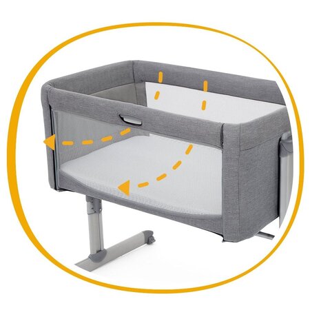 Patut pliant 2 in 1 Roomie, Gray Flannel, Joie 649741