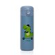Sticla de baut din otel inoxidabil cu pai din silicon pentru copii, Albastru, 350 ml, Reer 649804