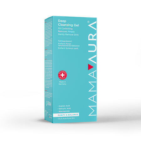 Gel facial pentru curatare profunda Purify & Balance, 150 ml, Mamaaura 649850
