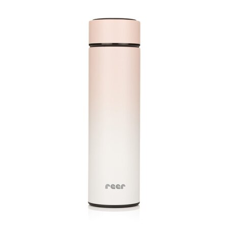Termos din otel inoxidabil vidat, Roz, 400 ml, Reer