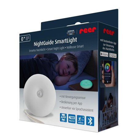 Lampa de veghe inteligenta cu senzor de miscare, +0 luni, Reer 649909
