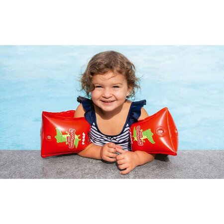 Aripioare de inot pentru copii, cu insertie din material moale, 11-30 kg, Rosu, 1-6 ani, Reer 649948