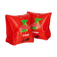 Aripioare de inot pentru copii, cu insertie din material moale, 11-30 kg, Rosu, 1-6 ani, Reer