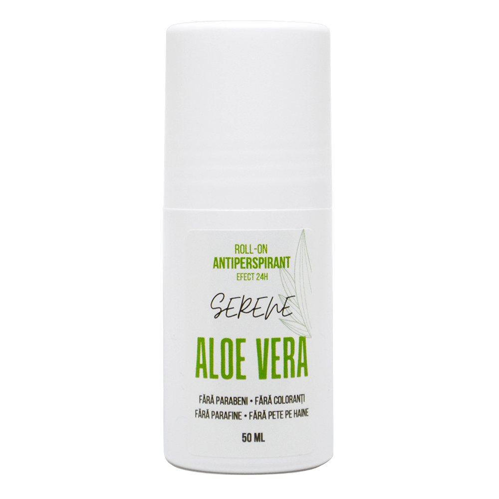 Antiperspirant roll-on cu parfum de Aloe Vera, 50 ml, Serene