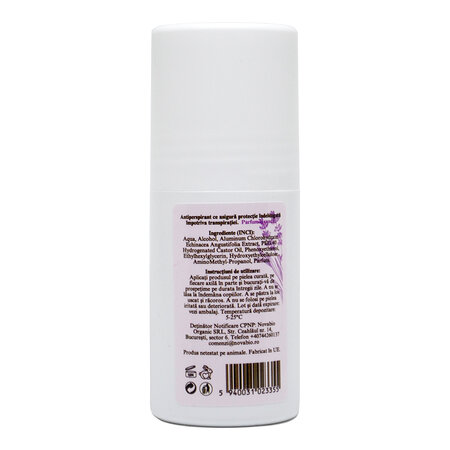 Antiperspirant roll-on cu parfum de Lavanda, 50 ml, Serene 650039