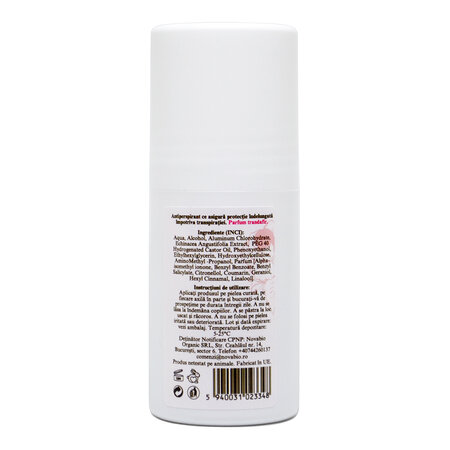 Antiperspirant roll-on cu parfum de Trandafir, 50 ml, Serene 650042
