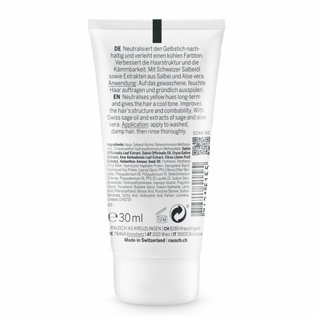 Balsam de par pentru parul  blond, 150 ml, Rausch 650121