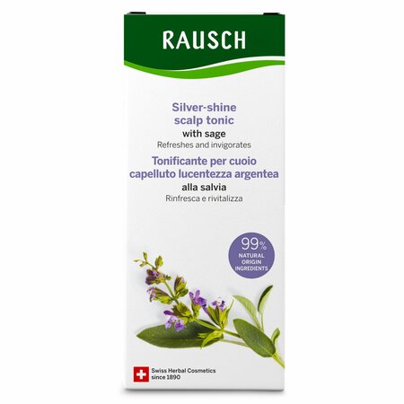 Tonic pentru par cu salvie Silver Shine, 200 ml, Rausch 650136