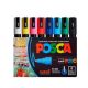 Set markere acrilice PC 5M, 8 bucati, Posca 718210