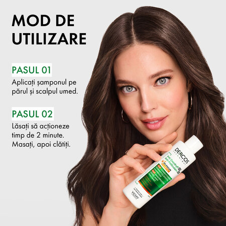 Sampon si balsam 2 in 1 Dercos, 200 ml, Vichy 812953