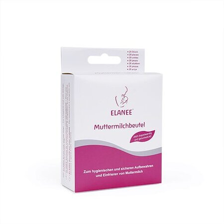 Pungi pentru depozitarea laptelui matern, 180 ml, 20 bucati, Elanee 650227