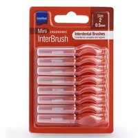 Periute interdentare Mini Ergonomic InterBrush, 8 bucati, Size 2 0.50 mm, Intermed