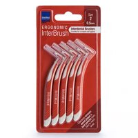 Periute interdentare Ergonomic InterBrush, 5 bucati, Size 2 0.50 mm, Intermed