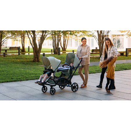 Carucior de gemeni Zoom, de la 6 luni pana la 44 kg, Pine, ABC Design 650479