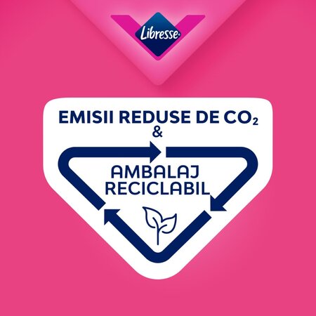 Absorbantele cu aripioare V-Protection Ultra+, Regular, 20 bucati, Libresse 650523