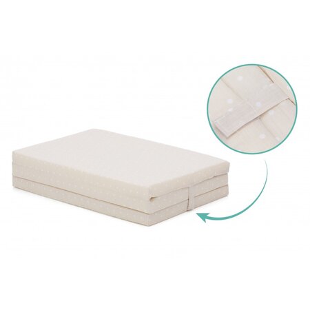 Saltea pliabila Buline, 120x60 cm, Beige, Fillikid 650528