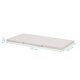 Saltea pliabila Carouri, 120x60x4 cm, Beige, Fillikid 650530