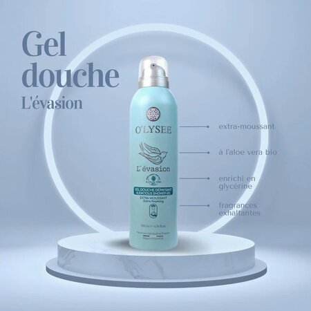 Gel de dus cu extra spuma L'Exploit, 200 ml, O'Lysee 758105
