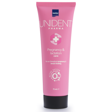 Pasta de dinti pentru perioada sarcinii si alaptarii Pregnancy & Lactation Unident Pharma, 75 ml, Intermed