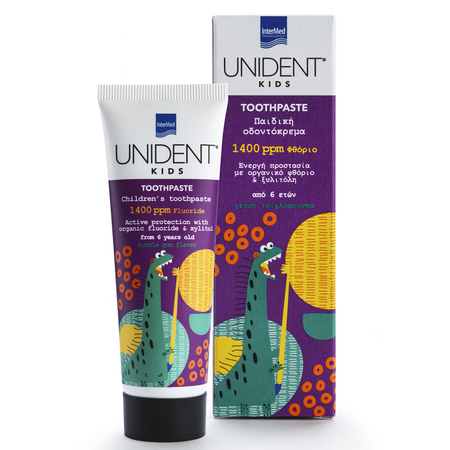 UNIDENT PASTA DINTI PT.COPII CU FLUOR 1400 PPM 50 ML