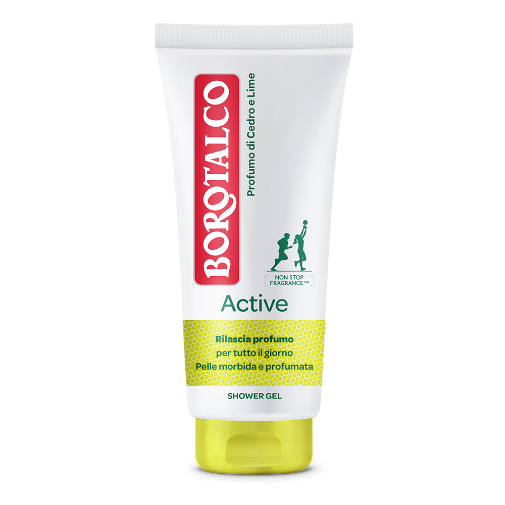 Gel de dus Active, Cedru si Lime, 200 ml, Borotalco