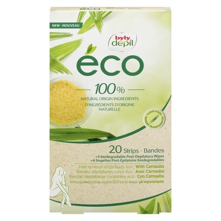 Benzi depilatoare pentru fata eco Depil, 20 buc, Byly