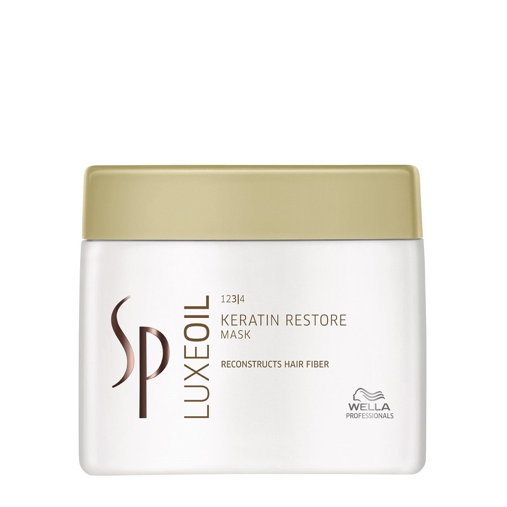 Masca pentru par restructuranta SP LuxeOil Keratin Restore, 400 ml, Wella Professionals