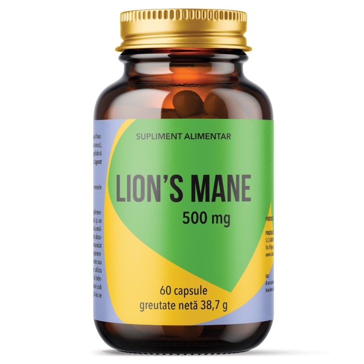 Lion's Mane, 500 mg, 60 capsule, Remedia