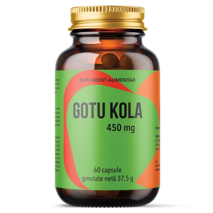 Gotu Kola, 450 mg, 60 capsule, Remedia