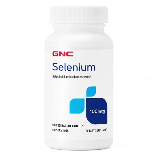 Seleniu, 100 mcg, 100 tablete, GNC