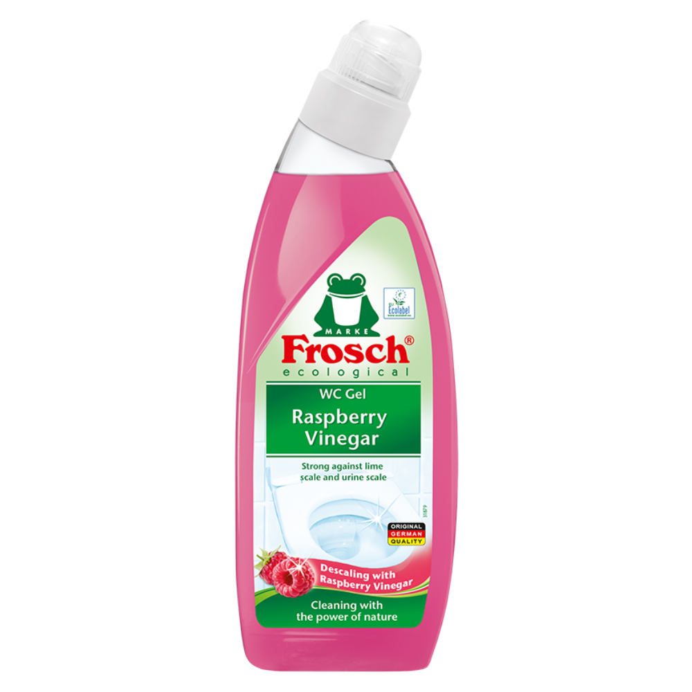 Solutie gel pentru vasul toaletei cu otet, Zmeura, 750 ml, Frosch