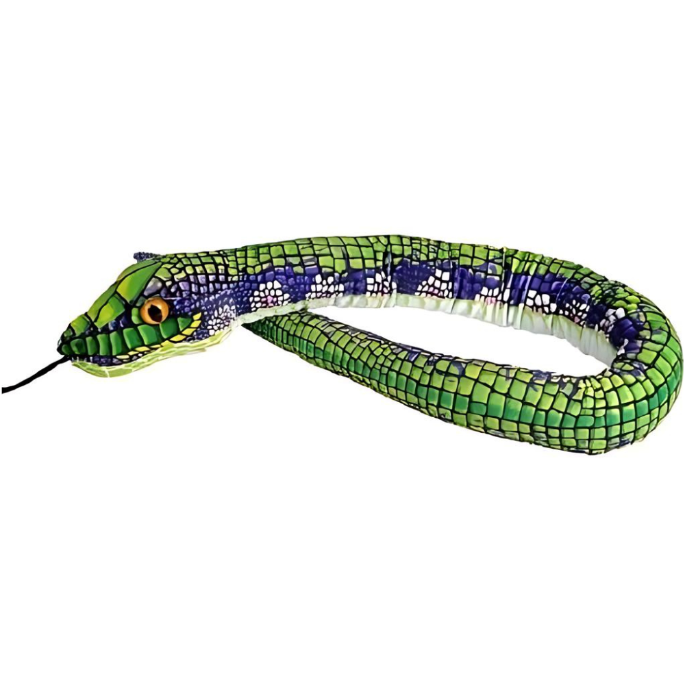 Jucarie de plus Sarpe Green Scales, +0 luni, 137 cm, Wild Republic