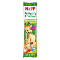 Baton Bio cu mar, banana si ovaz Fruit Friend, 1 an+, 23 g, Hipp