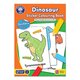 Carte de colorat cu abtibilduri dinozaur in limba engleza, +3 ani, Orchard 651667