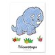 Carte de colorat cu abtibilduri dinozaur in limba engleza, +3 ani, Orchard 651665