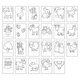 Carte de colorat cu abtibilduri ferma si activitati in limba engleza, +3 ani, Orchard 651673