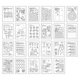 Carte de colorat cu abtibilduri mai multe lucruri de facut si activitati in limba engleza, +5 ani, Orchard 651676