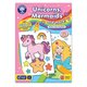 Carte de colorat cu abtibilduri unicorni sirene si altele in limba engleza, +5 ani, Orchard 651682