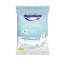 Servetele umede pentru igiena intima, 20 bucati, Hygienium
