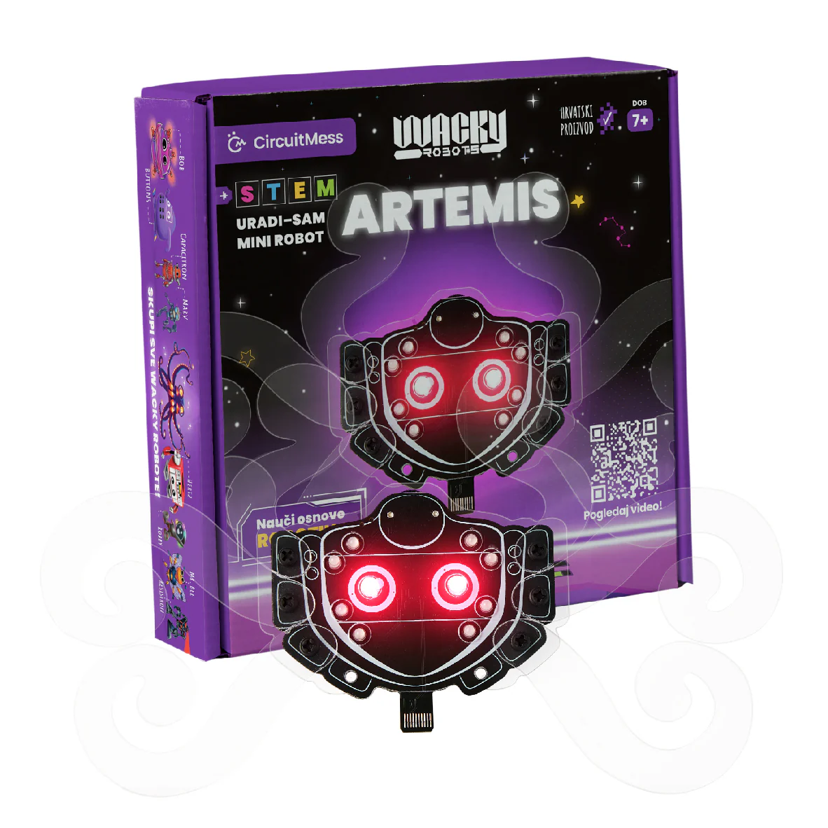 Kit robotica Stem Wacky Robots, 7+ ani, Artemis, CircuitMess