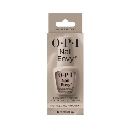Tratament pentru intarirea unghiilor Nail Envy, Double Nude-y, 15 ml, OPI 651787