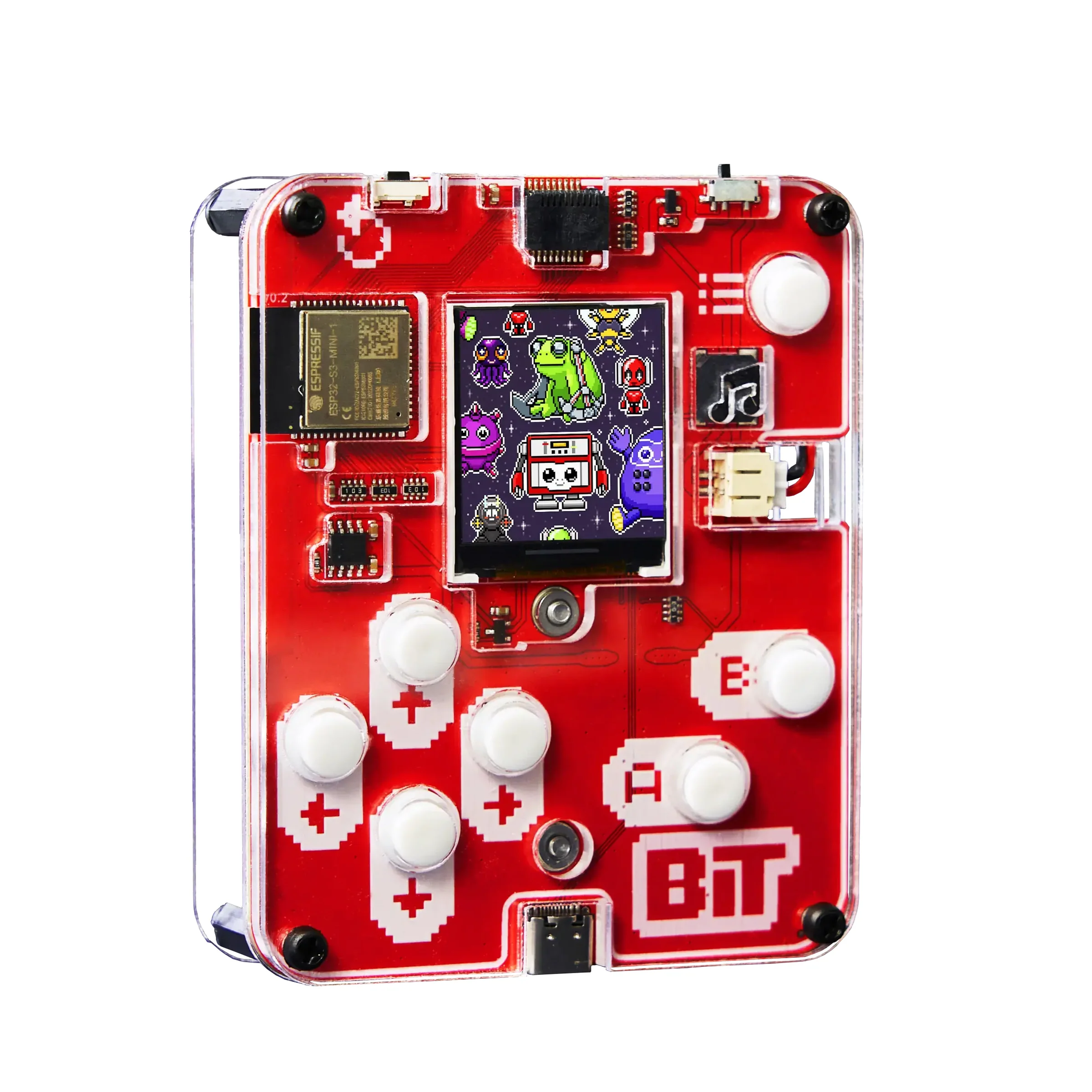 Consola Bit Stem cu 3 jocuri, 7+ ani, CircuitMess