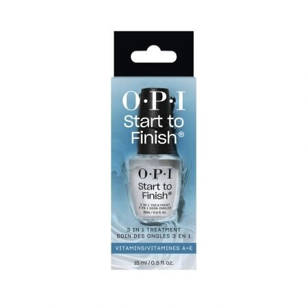 Tratament 3 in 1 pentru unghii Start To Finish, 15 ml, OPI 651933