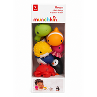 Jucarii de baie Ocean, 9 luni+, 8 bucati, Munchkin
