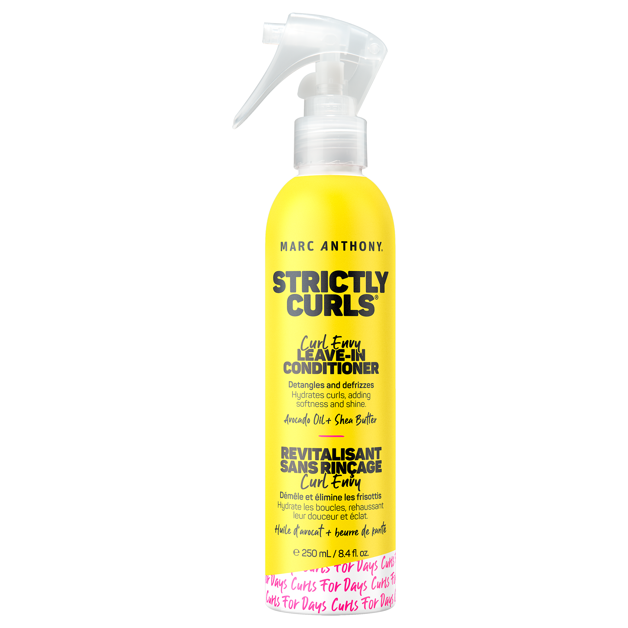 Balsam fara clatire pentru par cret Strictly Curls, 250 ml, Marc Anthony